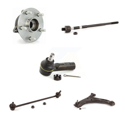 Hub Bearing Lower Arm Tie Rod Link Front Left Kit (5Pc) For Suzuki Grand Vitara