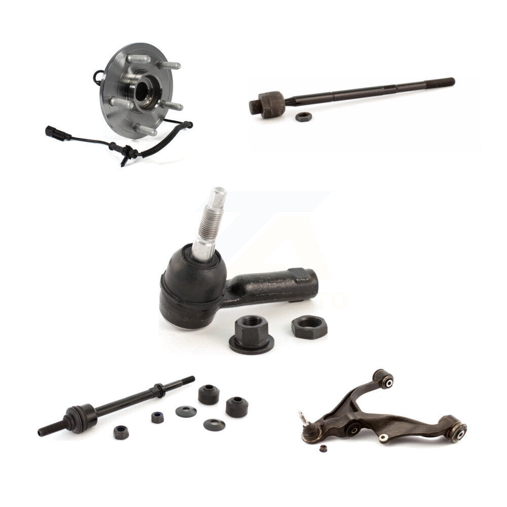 Bearing Lower Control Arm Tie Rod Link Front Left Kit (5Pc) For 12 Ram 1500 4WD