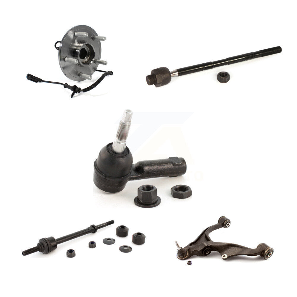 Bearing Lower Control Arm Tie Rod Link Front Left Kit (5Pc) For 12 Ram 1500 4WD