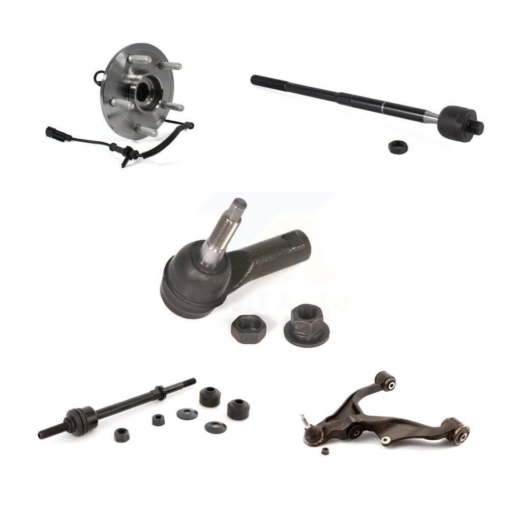 Bearing Lower Control Arm Tie Rod Link Front Left Kit (5Pc) For Ram 1500 Classic