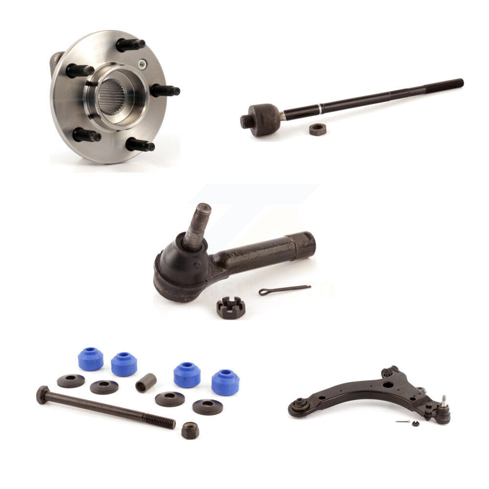 Bearing Lower Control Arm Tie Rod Link Front Left Kit (5Pc) For Pontiac Montana