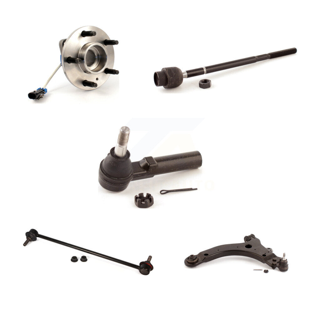 Bearing Lower Control Arm Tie Rod & Link Front Left Kit (5Pc) For Pontiac Grand