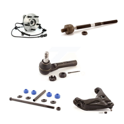 Hub Bearing Lower Control Arm Tie Rod Link Front Left Kit (5Pc) For Ford Ranger