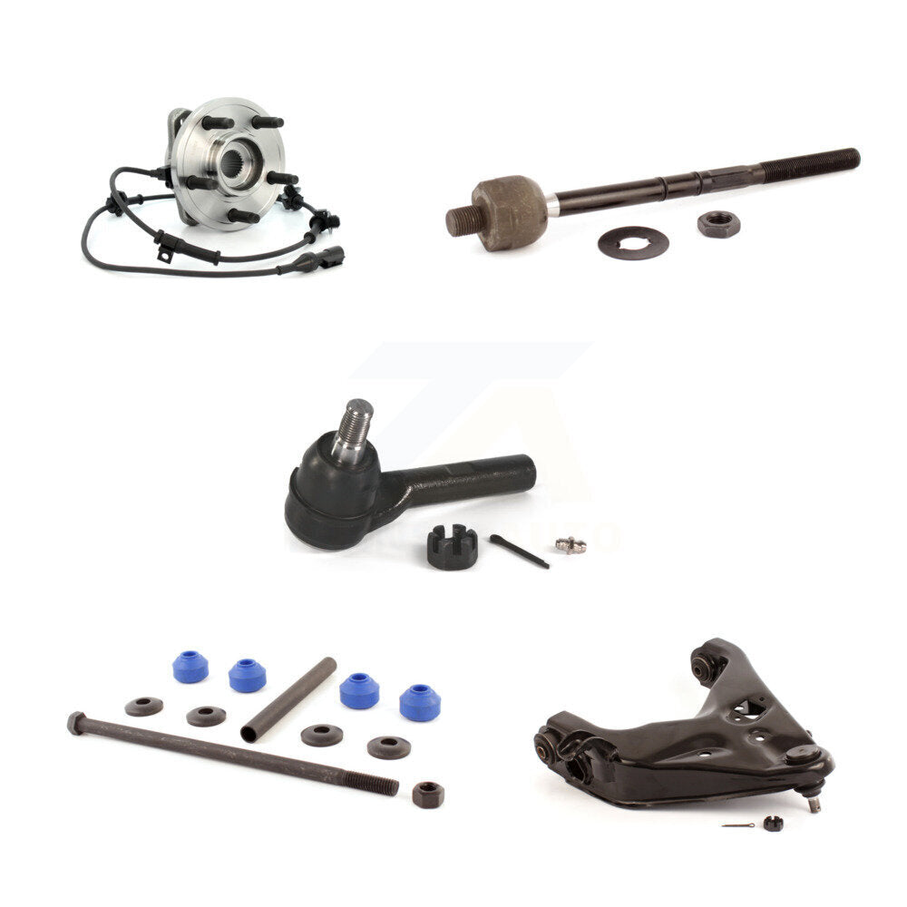 Bearing Lower Control Arm Tie Rod & Link Front Left Kit (5Pc) For Ford Explorer