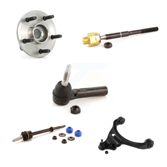 Hub Bearing Lower Control Arm Tie Rod Link Front Left Kit (5Pc) For Dodge Dakota