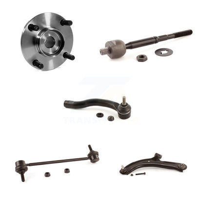 Hub Bearing Lower Control Arm Tie Rod Link Front Left Kit (5Pc) For Nissan Versa