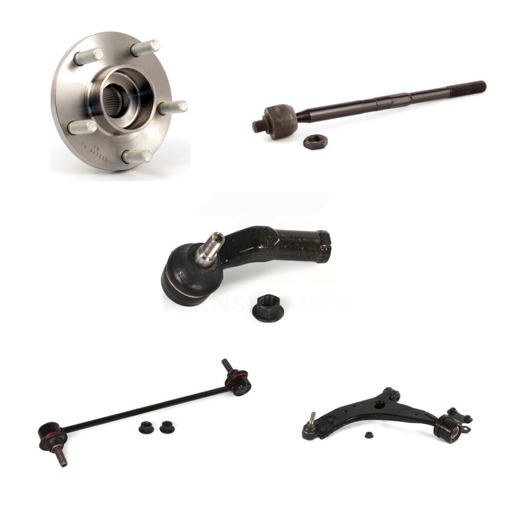 Bearing Lower Control Arm Tie Rod & Link Front Left Kit (5Pc) For Volvo S40 V50