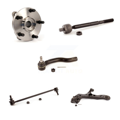 Hub Bearing Lower Control Arm Tie Rod Link Front Left Kit (5Pc) For Toyota RAV4