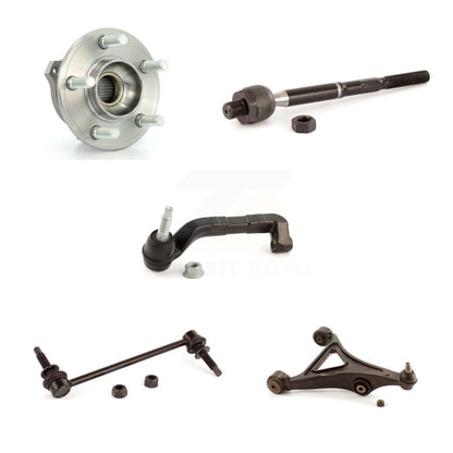Hub Bearing Lower Control Arm Tie Rod Link Front Left Kit (5Pc) For Chrysler 300