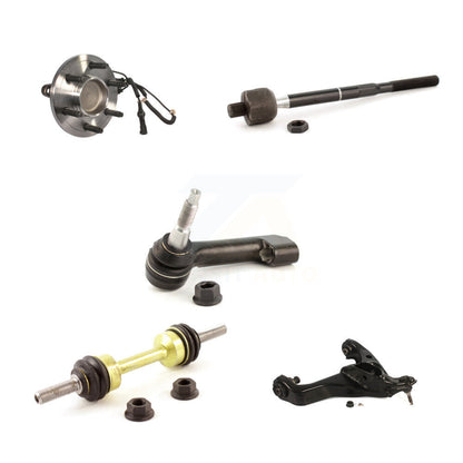 Bearing Lower Control Arm Tie Rod Link Front Left Kit (5Pc) For Ford Expedition