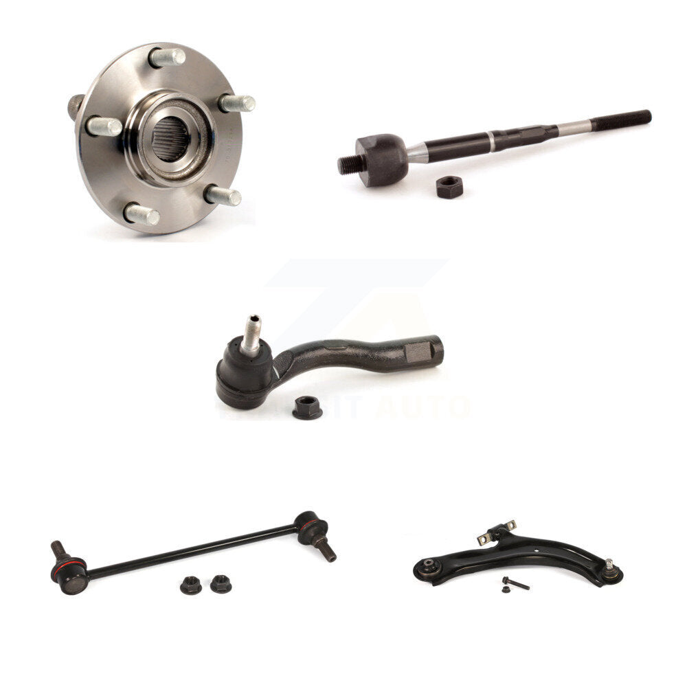 Bearing Lower Control Arm Tie Rod & Link Front Left Kit (5Pc) For Nissan Sentra