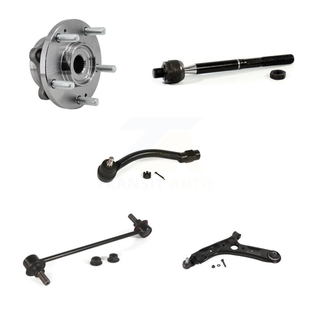 Bearing Lower Control Arm Tie Rod & Link Front Left Kit (5Pc) For 17-19 Kia Soul