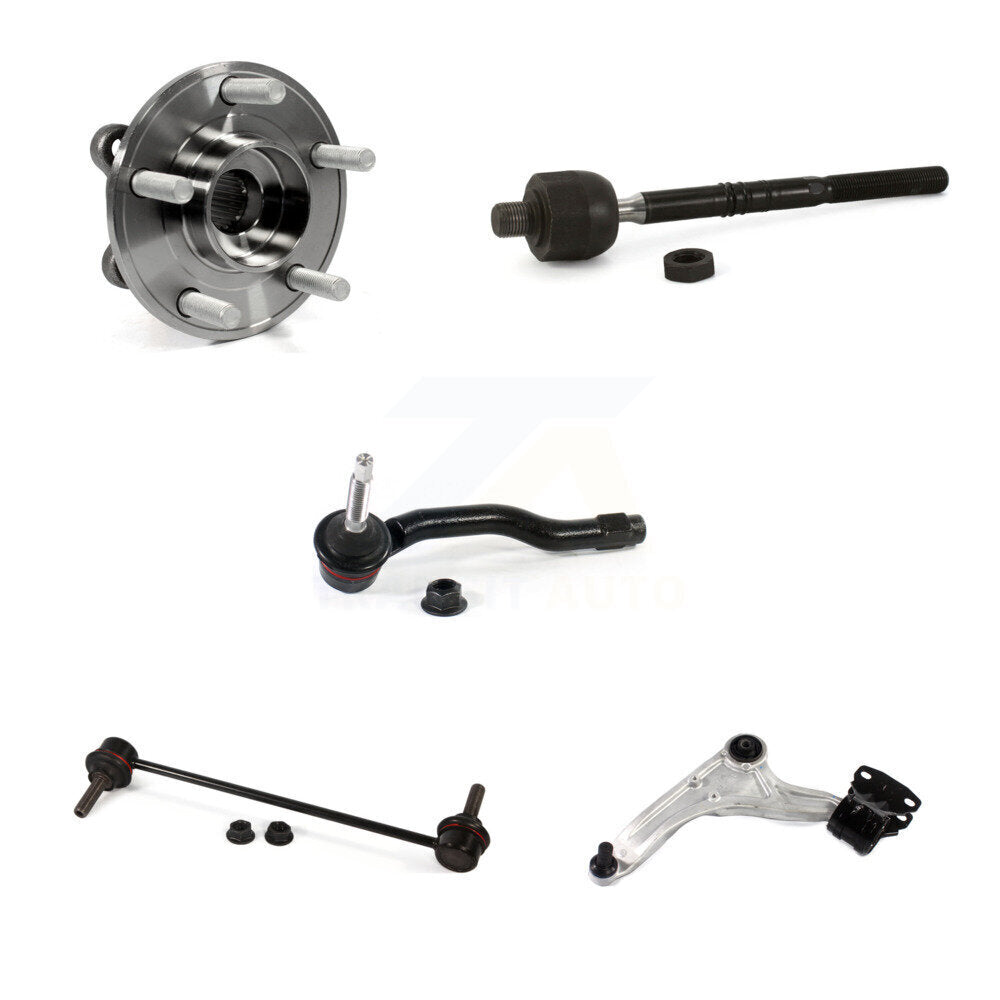 Bearing Lower Control Arm Tie Rod Link Front Left Kit (5Pc) For Ford Fusion MKZ