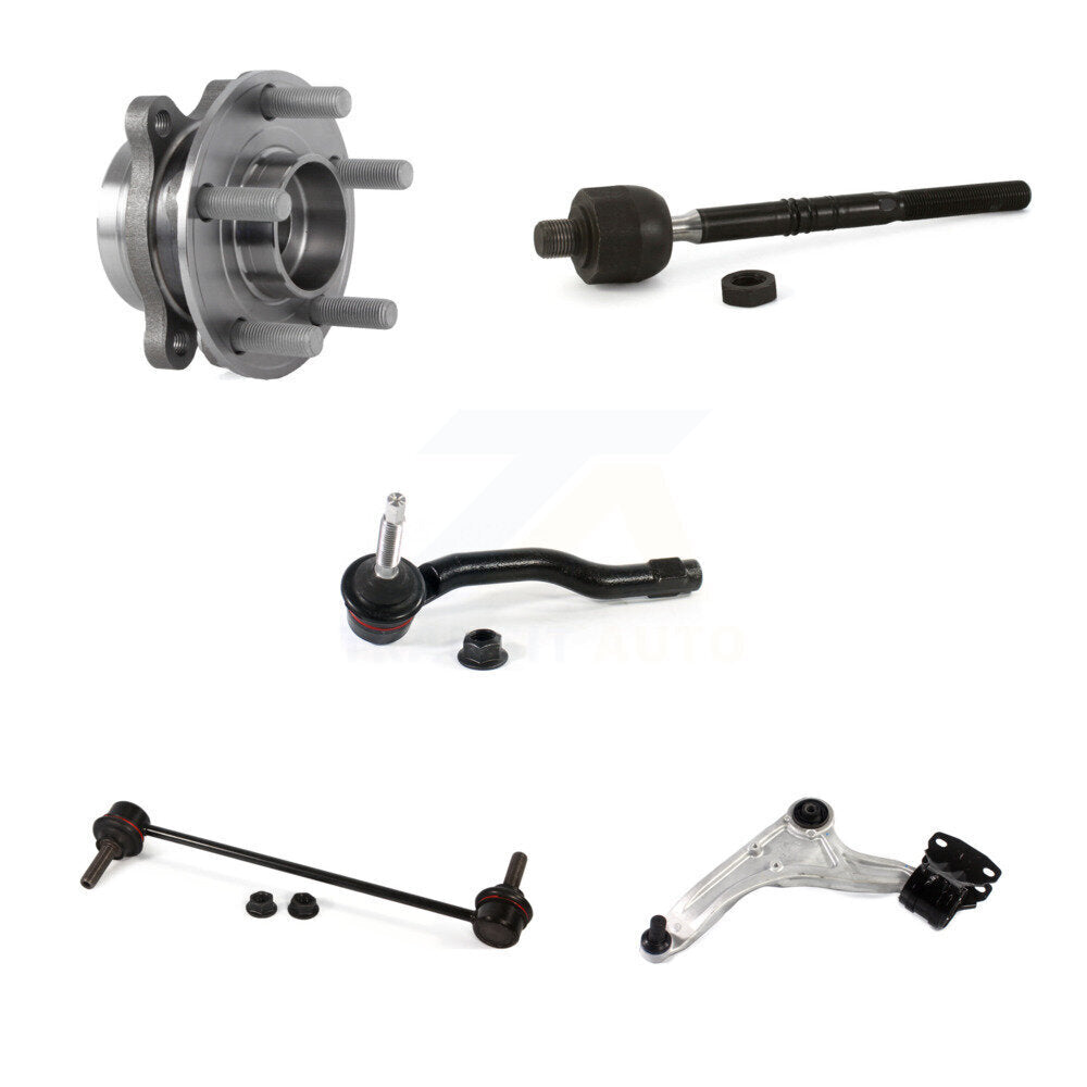 Bearing Lower Control Arm Tie Rod Link Front Left Kit (5Pc) For Ford Fusion MKZ