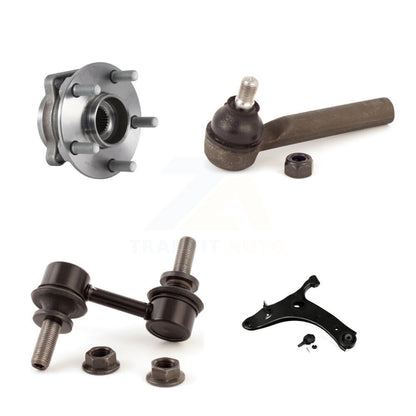 Hub Bearing Lower Arm Outer Tie Rod Link Front Left Kit For Subaru XV Crosstrek
