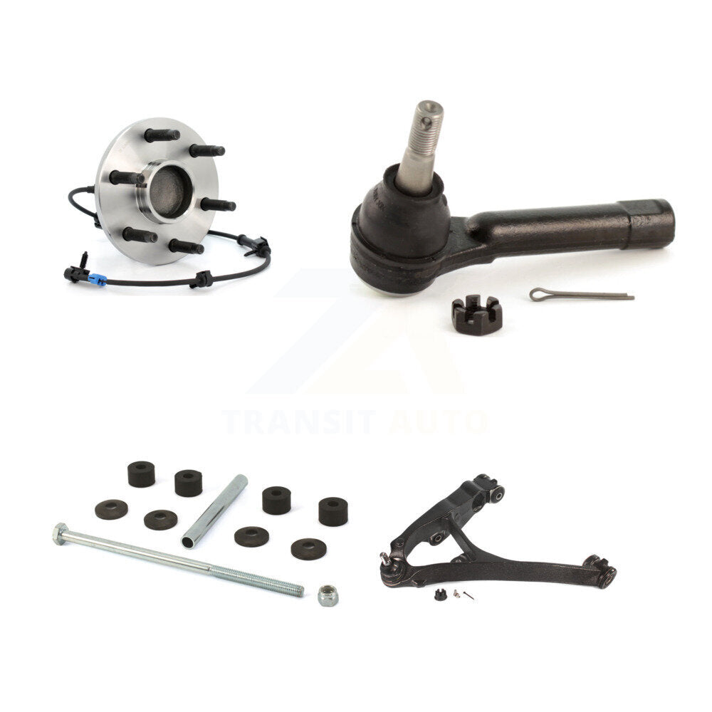 Bearing Lower Control Arm Outer Tie Rod Link Front Left Kit For Chevrolet GMC XL