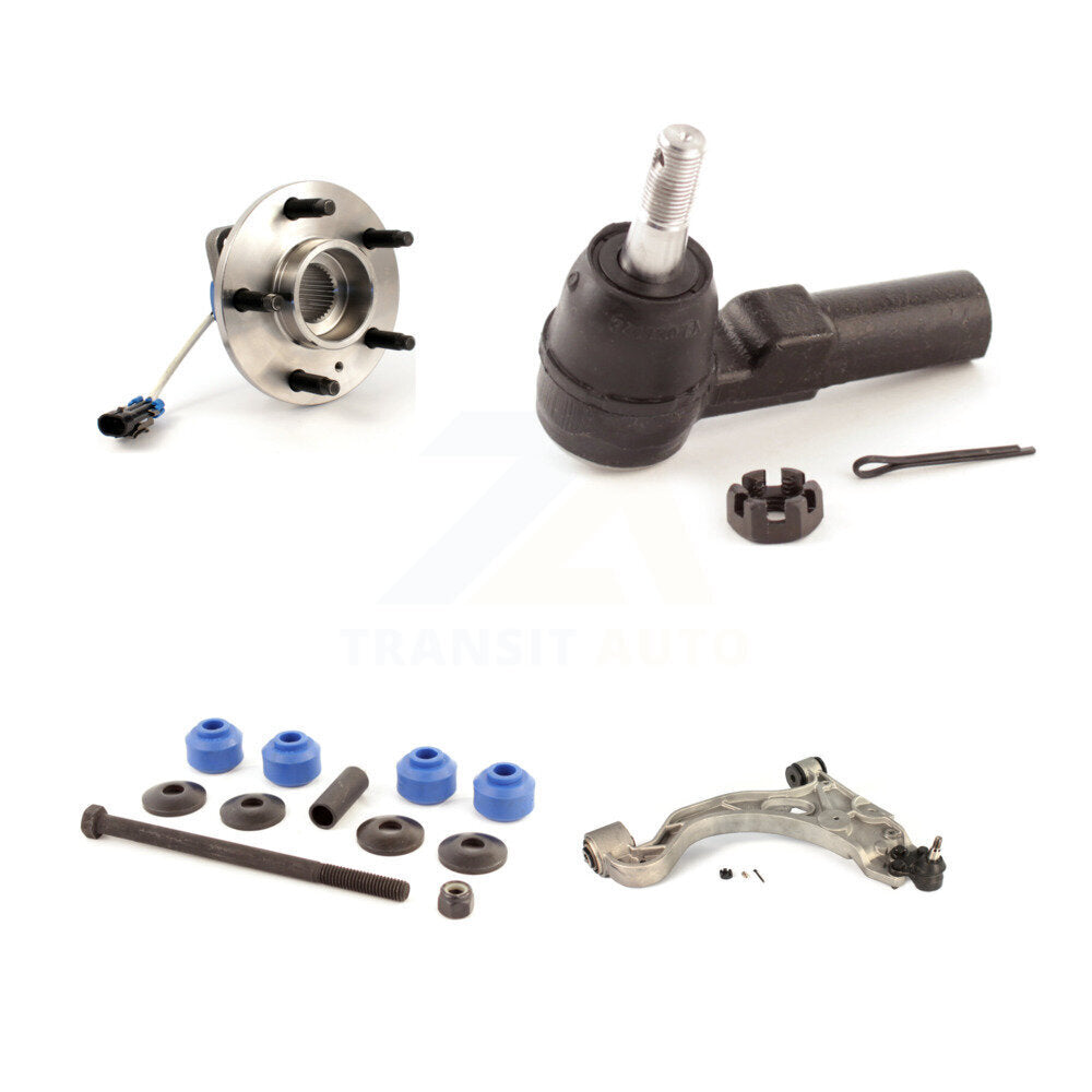 Bearing Lower Arm Outer Tie Rod & Link Front Left Kit For Buick LeSabre Cadillac
