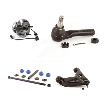 Hub Bearing Lower Control Arm Outer Tie Rod Link Front Left Kit For Mazda B4000