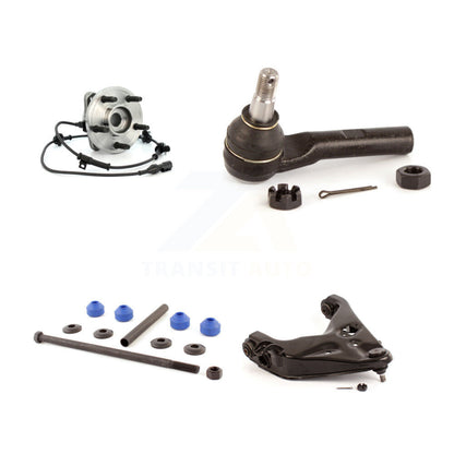 Hub Bearing Lower Control Arm Outer Tie Rod Link Front Left Kit For Mazda B4000