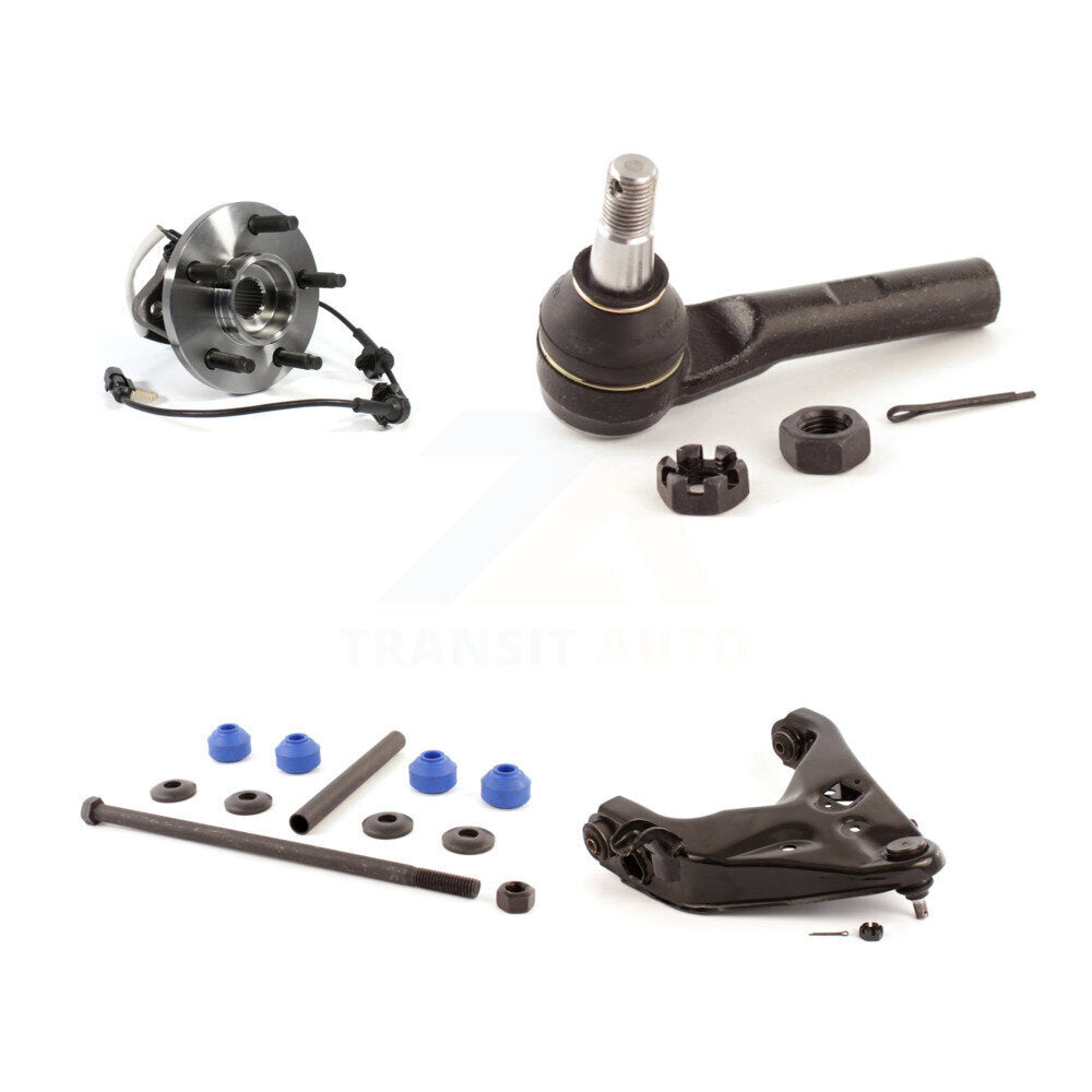 Hub Bearing Lower Control Arm Outer Tie Rod Link Front Left Kit For Ford Ranger