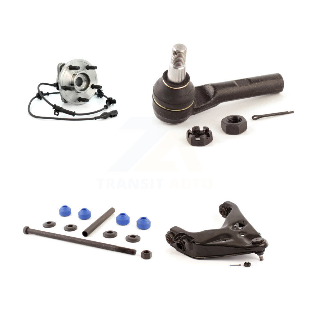 Hub Bearing Lower Control Arm Outer Tie Rod Link Front Left Kit For Ford Ranger