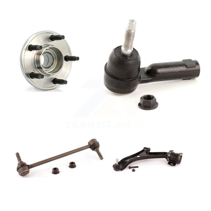 Hub Bearing Lower Control Arm Outer Tie Rod Link Front Left Kit For Ford Mustang