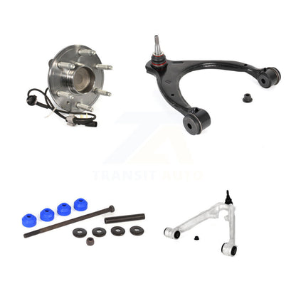 Bearing Lower Upper Control Arm Link Front Right Kit For Chevrolet GMC Sierra LD