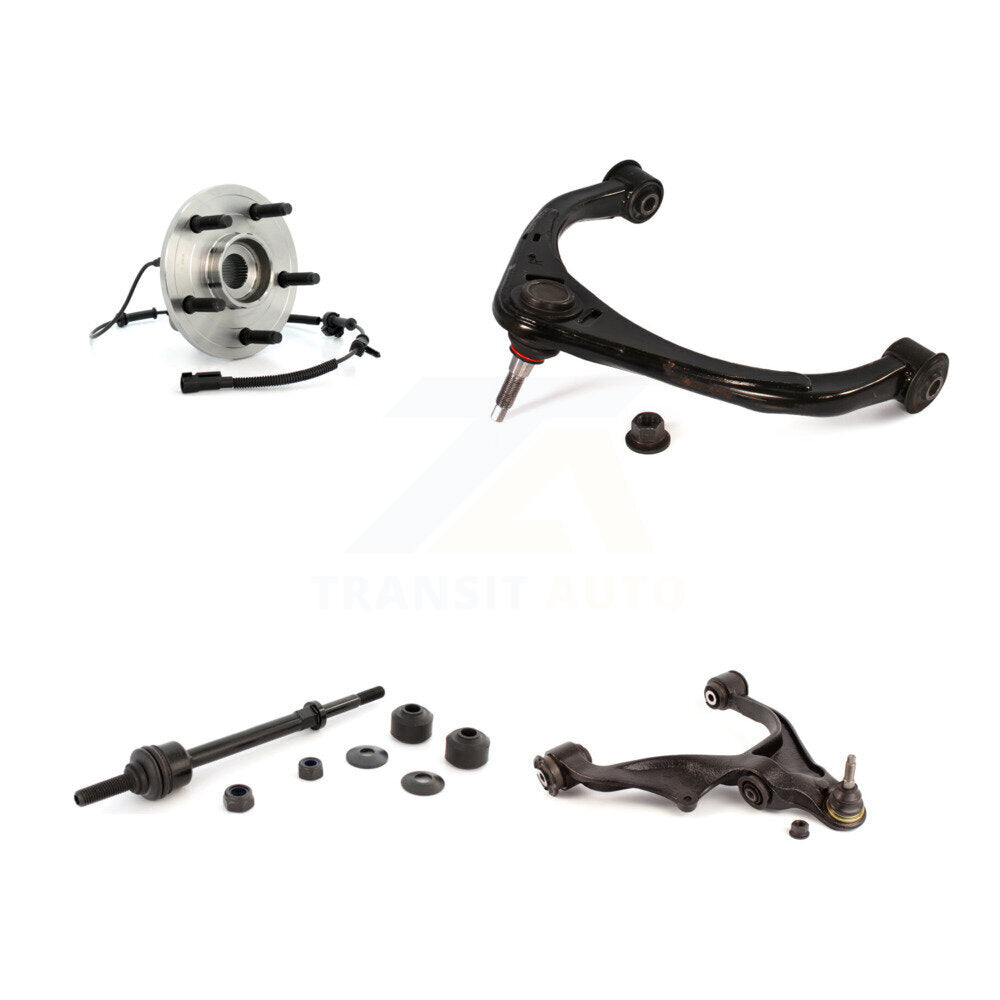 Bearing Lower Upper Control Arm with BJ Link Front Right Kit For Dodge Ram 1500