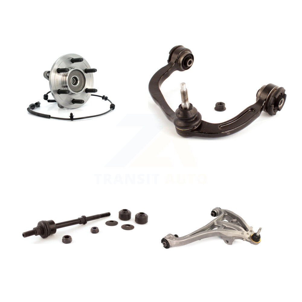 Bearing Lower Upper Control Arm Link Front Right Kit For Ford F-150 Lincoln Mark