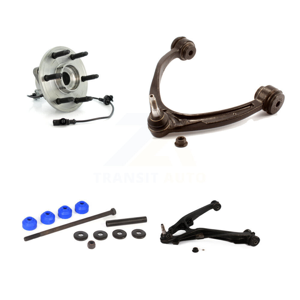 Bearing Lower Upper Control Arm Link Front Right Kit For Chevrolet GMC Sierra XL