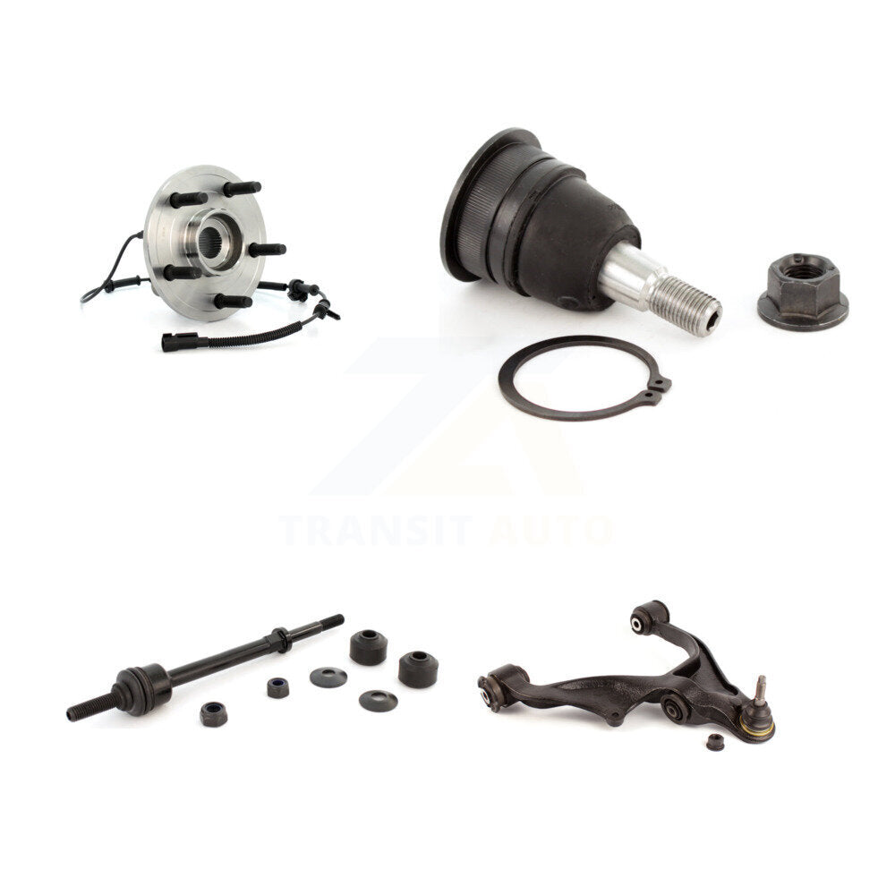 Hub Bearing Lower Arm Upper Ball Joint & Link Front Right Kit For Dodge Ram 1500
