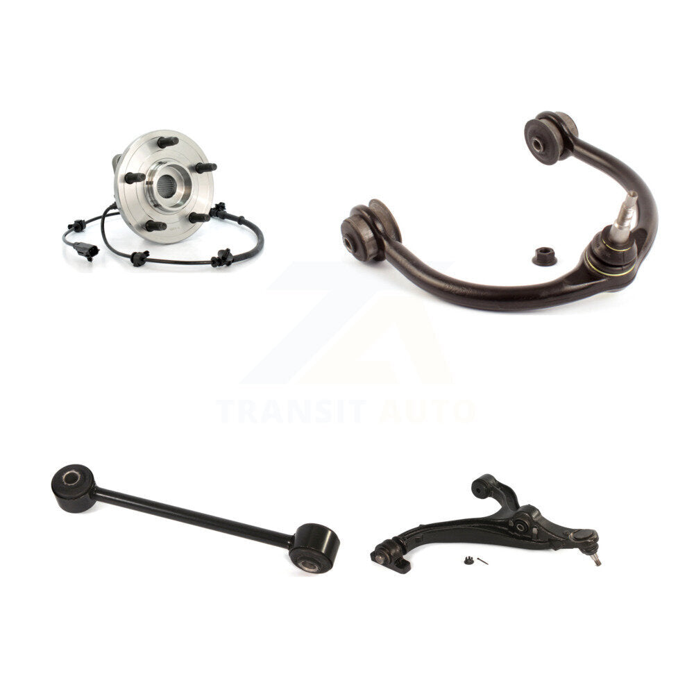 Hub Bearing Lower Upper Control Arm Link Front Right Kit For Jeep Grand Cherokee