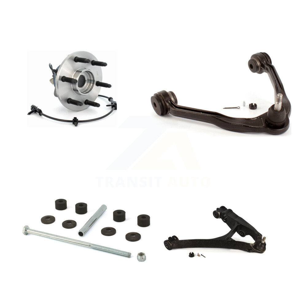 Bearing Lower Upper Control Arm Link Front Right Kit For Chevrolet GMC Silverado