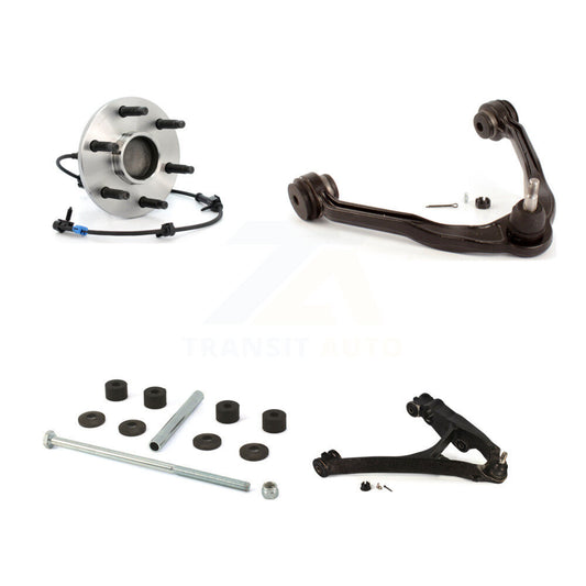Bearing Lower Upper Control Arm Link Front Right Kit For Chevrolet GMC Sierra XL