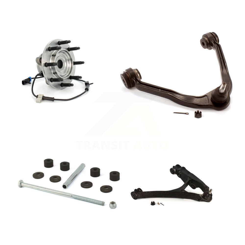Bearing Lower Upper Control Arm Link Front Right Kit For Chevrolet Silverado GMC