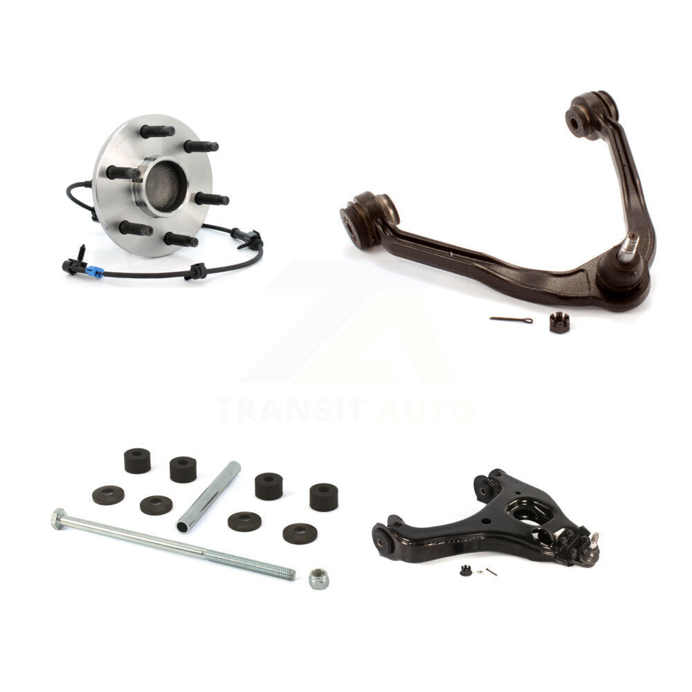 Bearing Lower Upper Control Arm Link Front Right Kit For Chevrolet Silverado GMC
