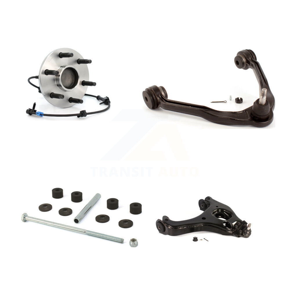 Bearing Lower Upper Control Arm Link Front Right Kit For Chevrolet Silverado GMC