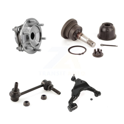 Hub Bearing Lower Arm Upper Ball Joint & Link Front Right Kit For Toyota Tacoma