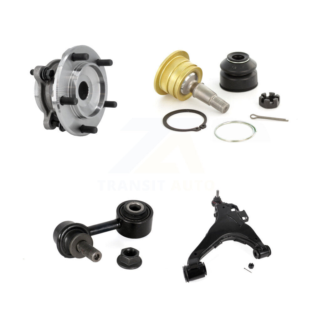Bearing Lower Control Arm Upper Ball Joint & Link Front Right Kit For Toyota 4WD