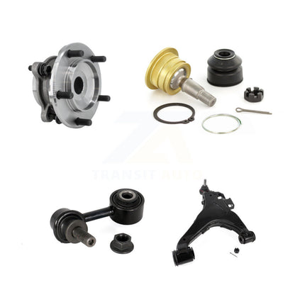 Bearing Lower Control Arm Upper Ball Joint & Link Front Right Kit For Toyota 4WD