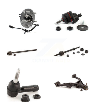 Hub Bearing Lower Control Arm Upper Ball Joint Tie Rod Link Front Right Kit For