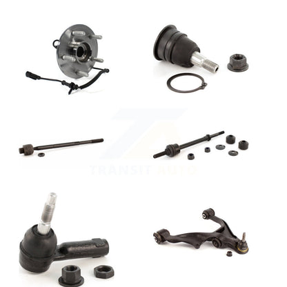 Hub Bearing Lower Control Arm Upper Ball Joint Tie Rod Link Front Right Kit For