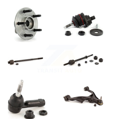 Hub Bearing Lower Control Arm Upper Ball Joint Tie Rod Link Front Right Kit For