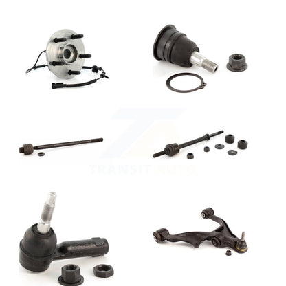Hub Bearing Lower Control Arm Upper Ball Joint Tie Rod Link Front Right Kit For