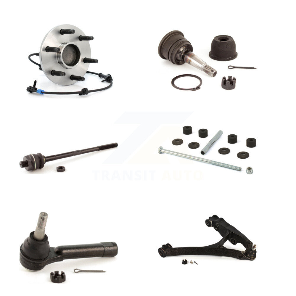 Bearing Lower Control Arm Upper Ball Joint Tie Rod Link Front Right Kit For GMC