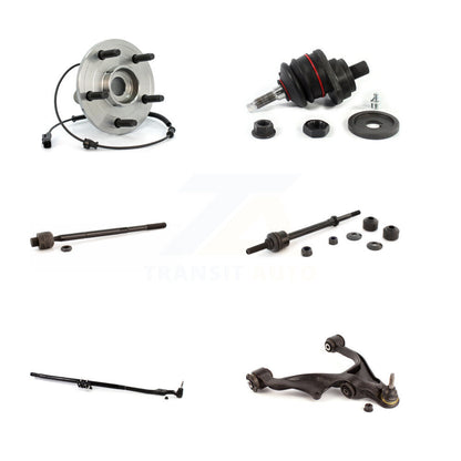 Hub Bearing Lower Control Arm Upper Ball Joint Tie Rod Link Front Right Kit For