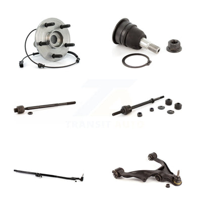Hub Bearing Lower Control Arm Upper Ball Joint Tie Rod Link Front Right Kit For