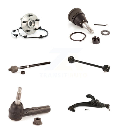 Bearing Lower Control Arm Upper Ball Joint Tie Rod Link Front Right Kit For Jeep