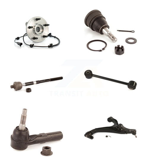 Bearing Lower Control Arm Upper Ball Joint Tie Rod Link Front Right Kit For Jeep