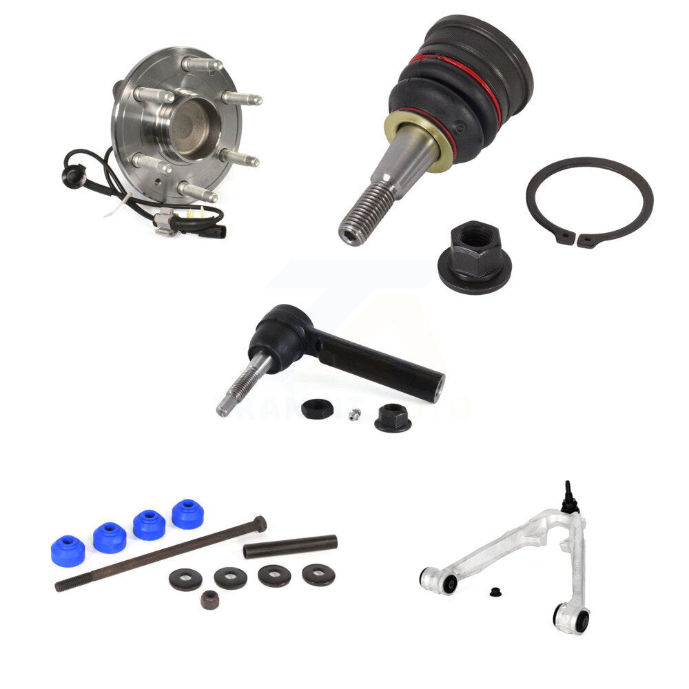 Lower Control Arm Upper Ball Joint Outer Tie Rod Link Front Right Kit For GMC LD